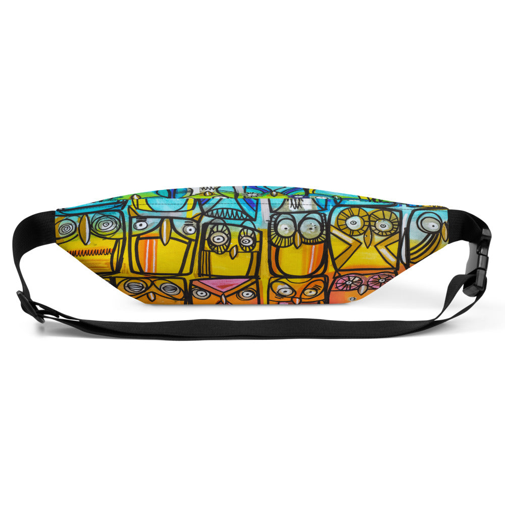 A Parliament of Rainbow Owls - Lebo Fanny Pack